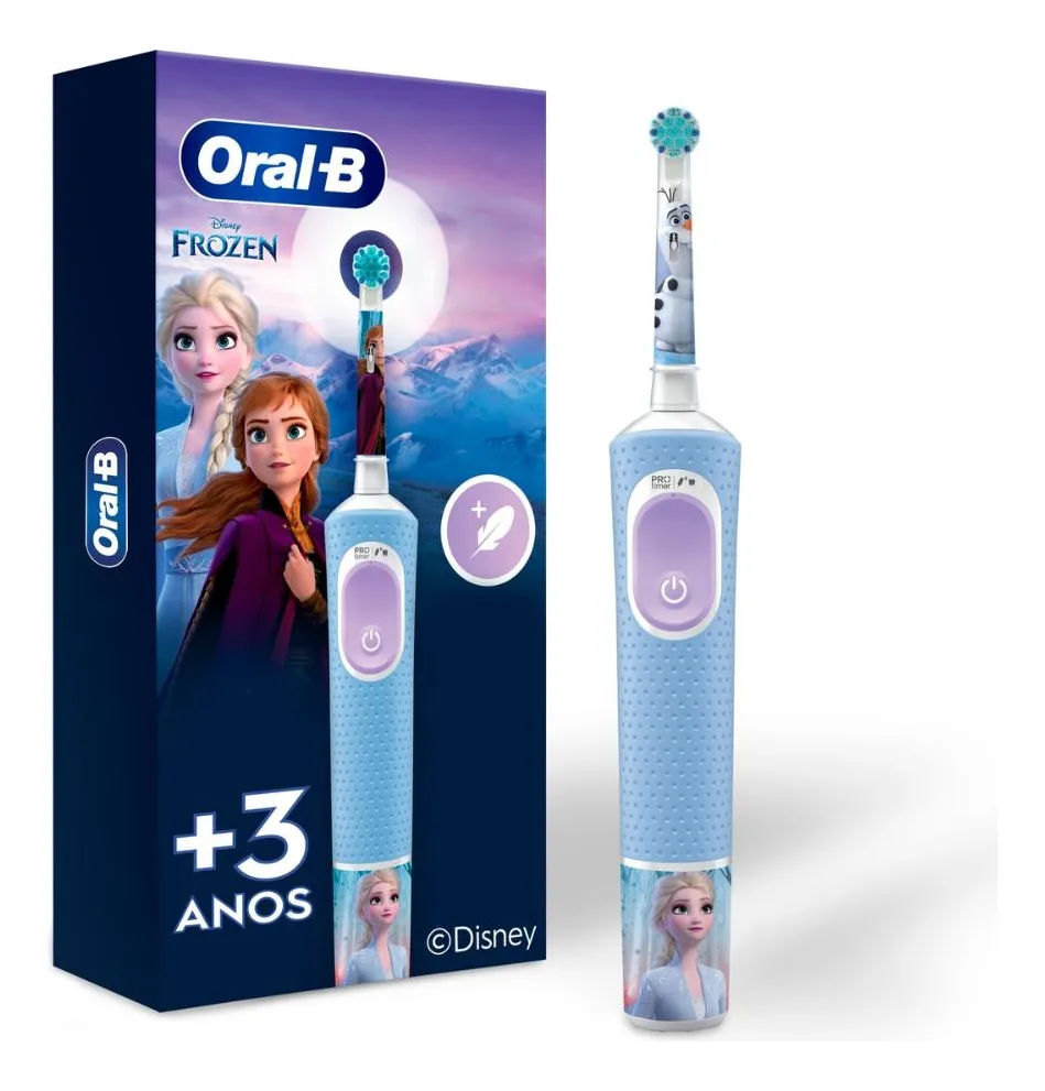 Escova de Dente Elétrica Infantil Disney Frozen Oral-B