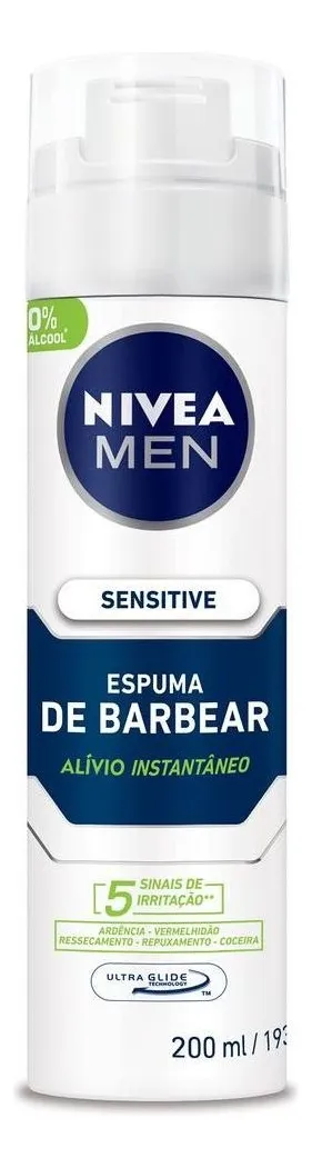 Espuma de Barbear Sensitive NIVEA MEN