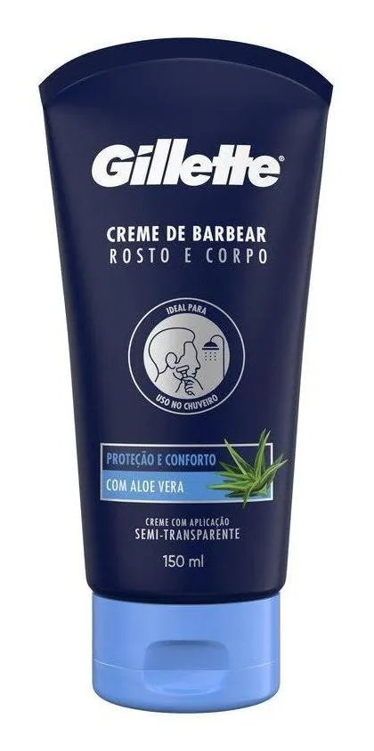 Gillette Creme de Barbear Rosto e Corpo