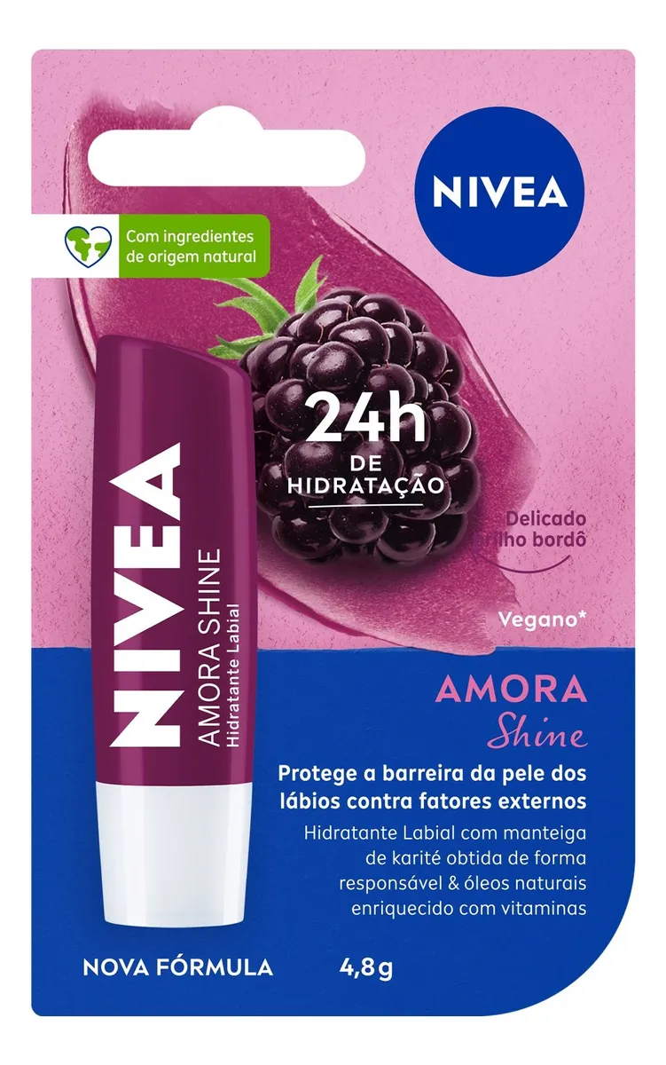 Hidratante Labial Nivea Shine
