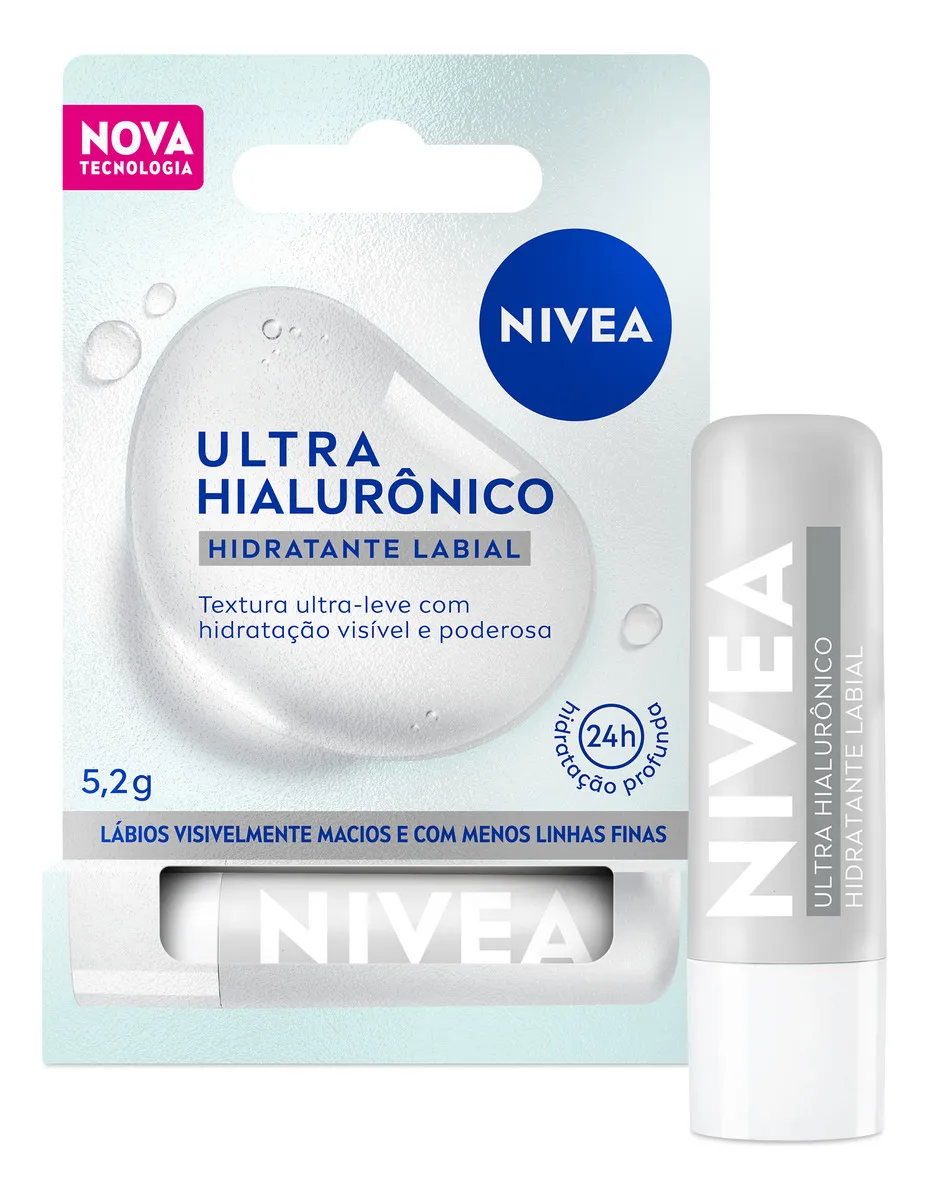 Hidratante Labial Ultra Hialurônico Nivea