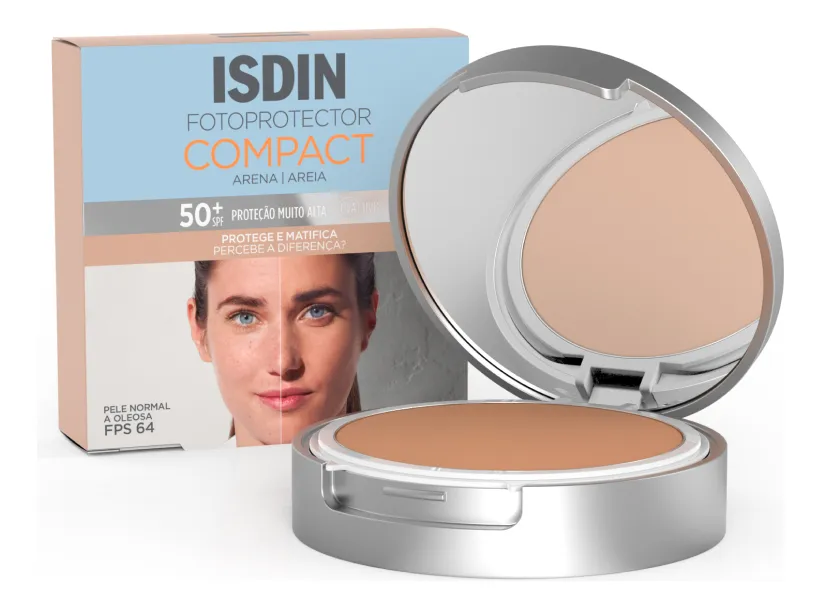 ISDIN Protetor Solar Compacto Areia FPS 50