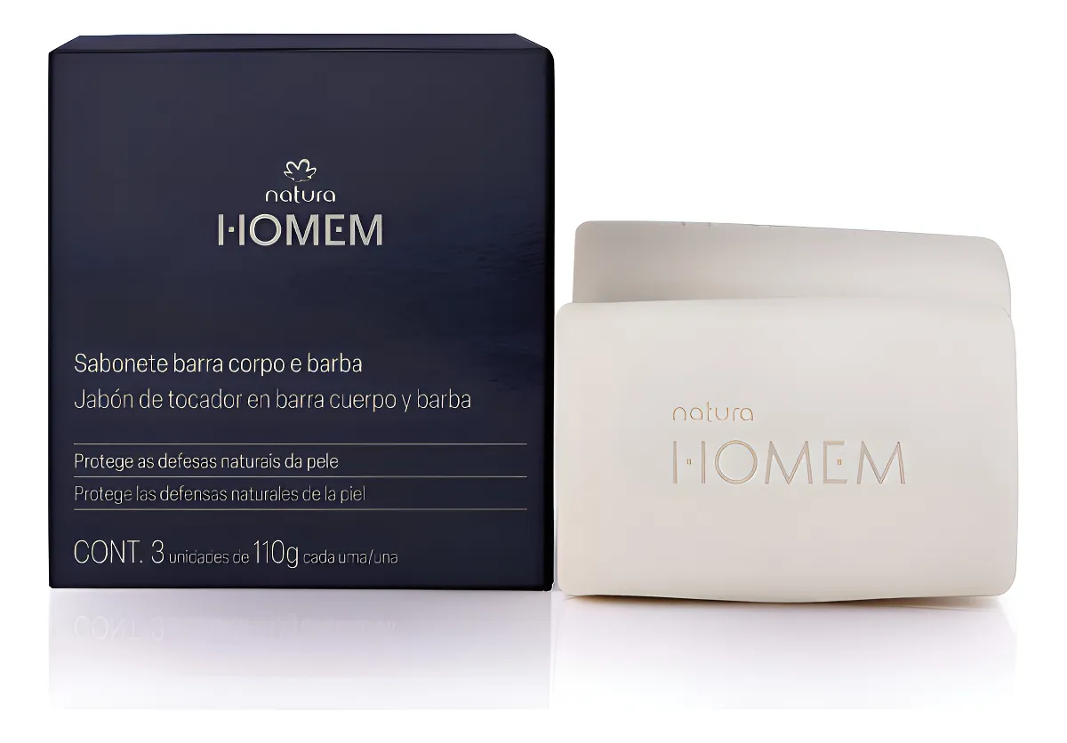 Sabonete em Barra Homem Natura